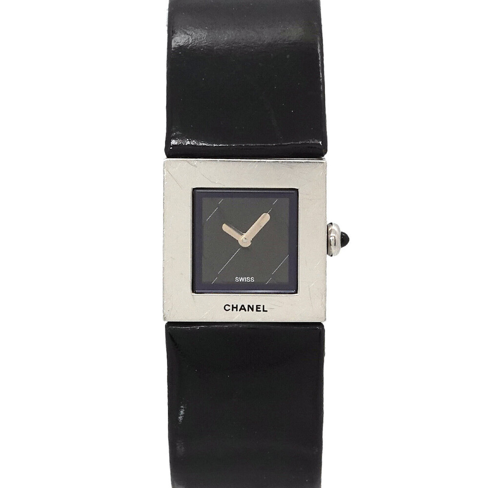 Chanel Matelasse H0116 Women's Watch, Black Quartz Watch